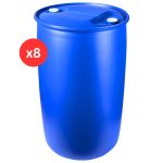 220L Reconditioned L-Ring Drum – Sold as a pallet of 8