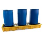 Jonesco 4 Drum Spill Pallet Bund - In Line