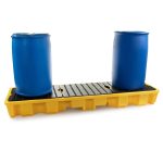 Jonesco 4 Drum Spill Pallet Bund - In Line