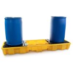 Jonesco 4 Drum Spill Pallet Bund - In Line