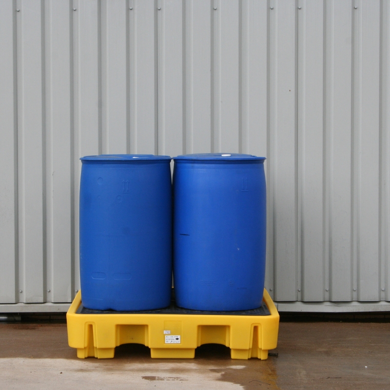 Jonesco 4 Drum Nestable Spill Pallet Bund