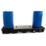 Jonesco 4 Drum Spill Pallet Bund - In Line