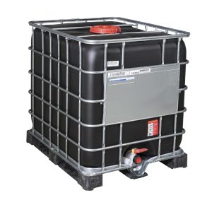 Grade 1 – Black 1000L Reconditioned IBC – Metal/Plastic Pallet – Non-UN Approved