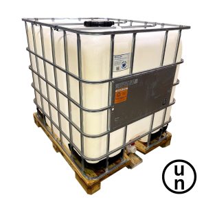 Grade 2 – Clear 1000L Reconditioned IBC – Wood Pallet – UN Approved