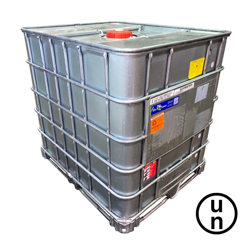 Grade 2 – SX-EX Schutz 1000L Reconditioned IBC – Metal Pallet – UN Approved
