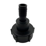 An IBC adaptor - S60x6 (2 inch) Female to (0.75 inch) Hose Tail