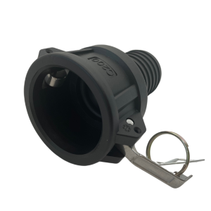 Rear profile of a 2″ Camlock Coupler x (2 inch) Hose Tail