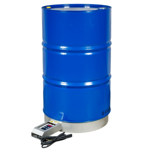 Base heater for 200L Drum – 900W – 0-120 deg C shown in use