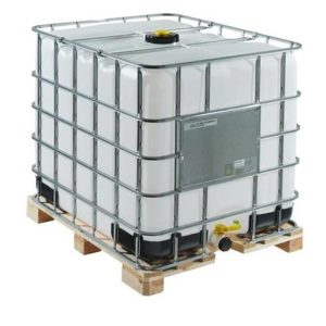 Grade 2 – Clear 1000L Reconditioned IBC – Wood Pallet – Non-UN Approved