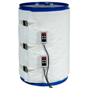 200L Drum Heater – 2x 600W – 0-120 deg C – Foodstuff and Pharmaceutrical Grade