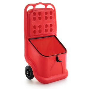 Jonesco UniKart Mobile Grit Bin Storage Unit (Red)