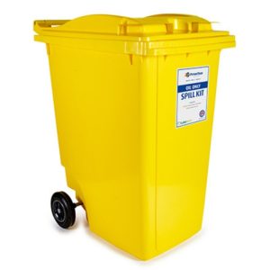 360 Ltr Oil Only Spill Kit - 2 Wheeled Bin