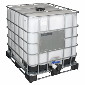 1000L Mauser IBC Container with Metal Pallet – UN Approved