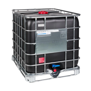 Black 1000L Schutz IBC Containers - Metal Pallet - UN-Approved